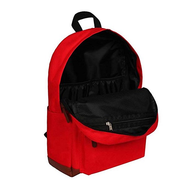 防水純色帆布後背包