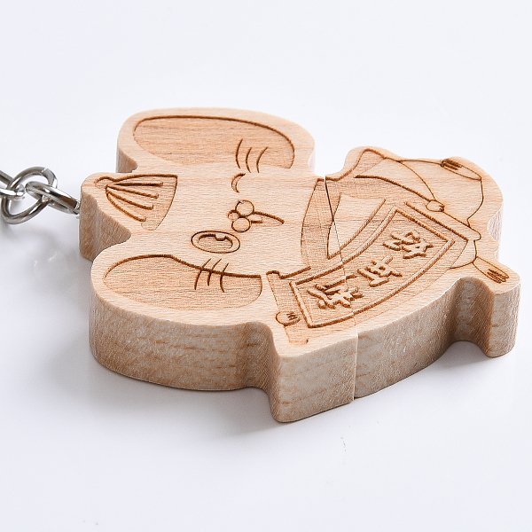 鼠年造型木製隨身碟