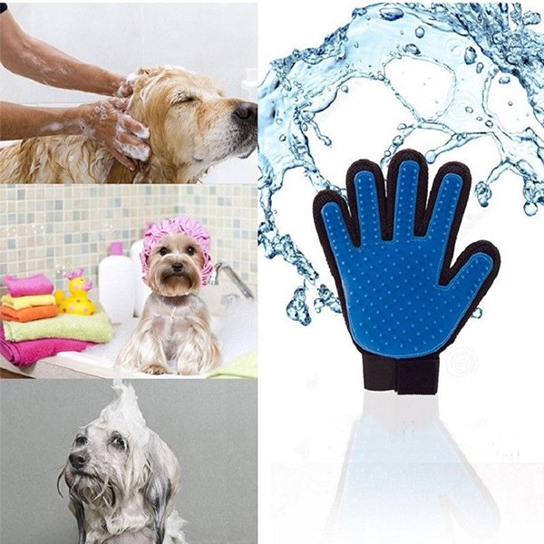 寵物洗澡除毛按摩手套
