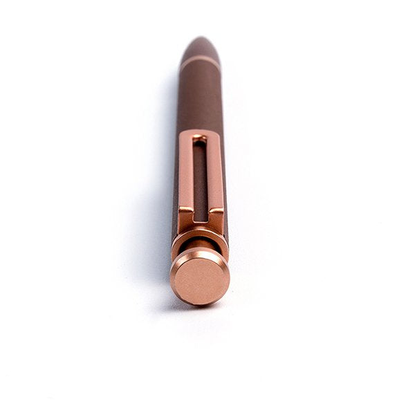 玫瑰金按壓式高品質金屬筆