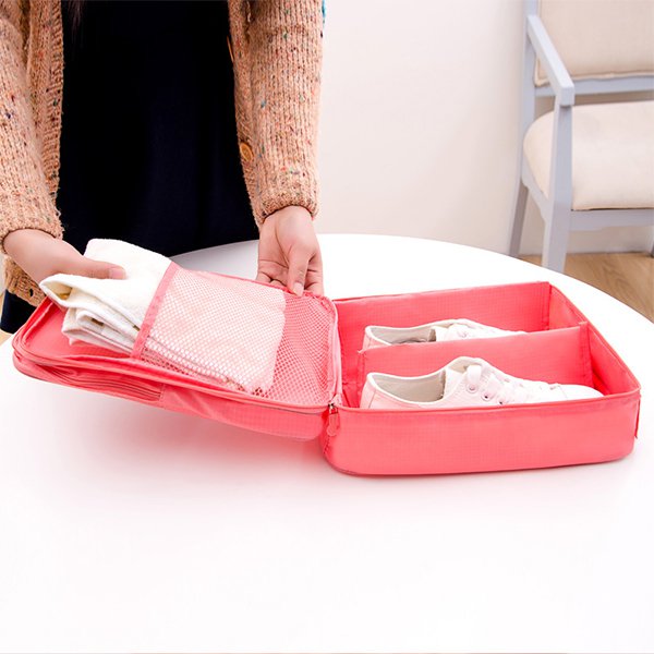 多用途防水隔層收納鞋袋