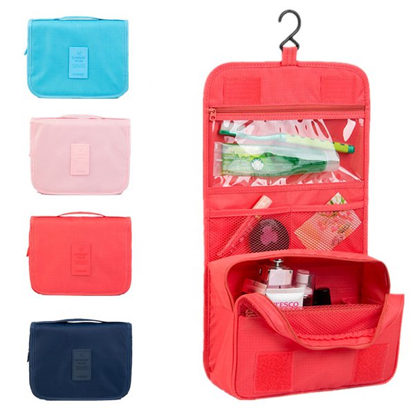 掛式旅行收納防水盥洗化妝包
