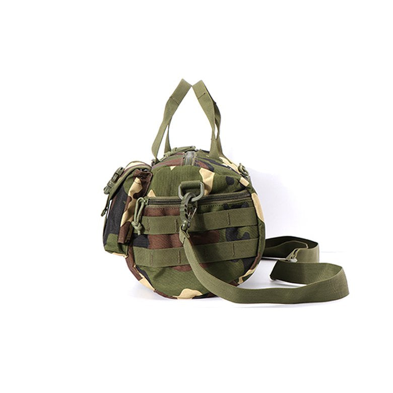 防水戶外迷彩600D聚酯纖維旅行袋