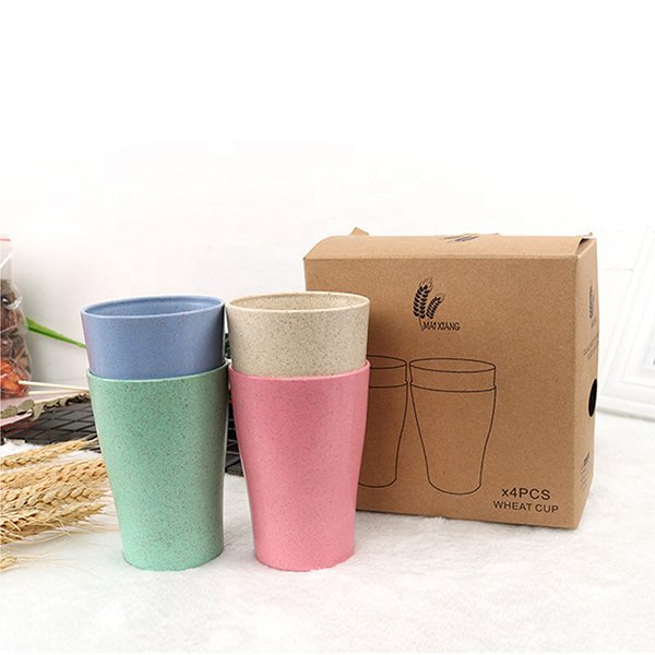 4入組小麥水杯