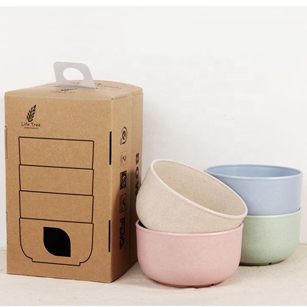 4入組小麥兒童飯碗