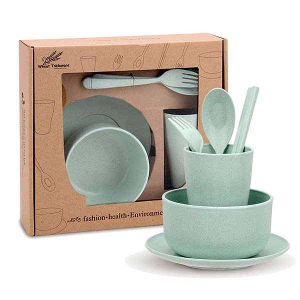 小麥兒童餐具組-6件組