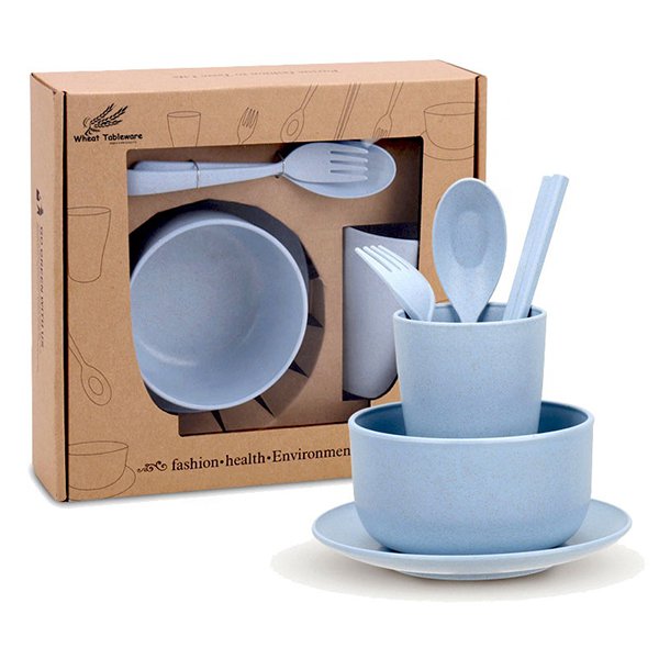 小麥兒童餐具組-6件組