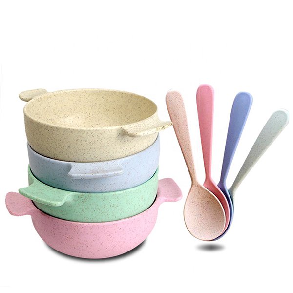 小麥嬰兒餵食碗組