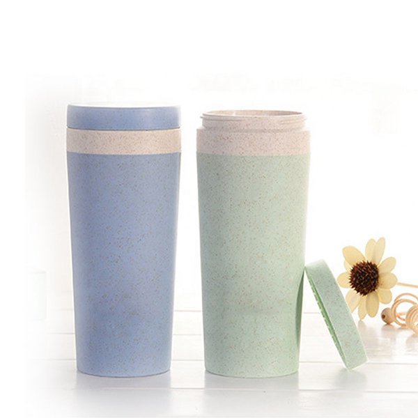 環保小麥提繩隨身水杯