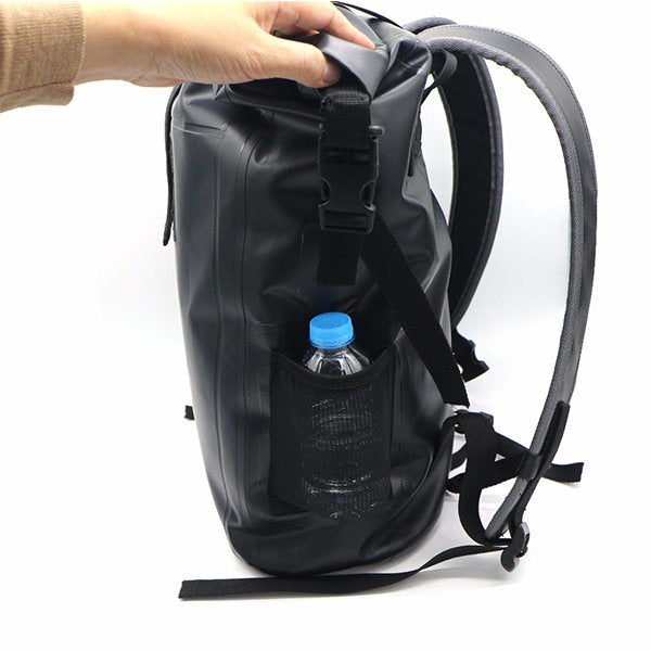 附水壺網袋戶外防水登山背包