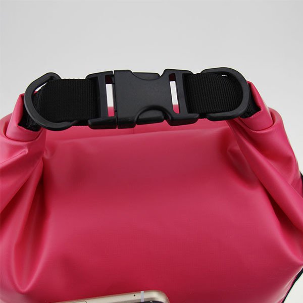 單拉鍊隔層戶外防水桶包