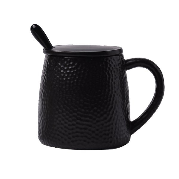 400ml簡約蜂窩陶瓷馬克杯