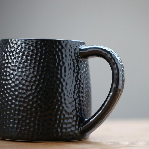 400ml簡約蜂窩陶瓷馬克杯