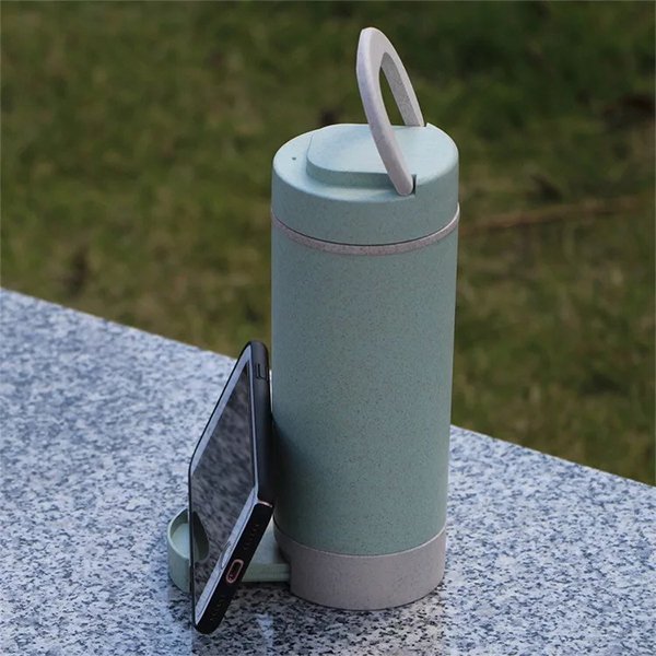 小麥手機支架隨手水杯