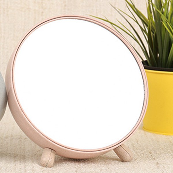 創意小麥收納盒化妝鏡