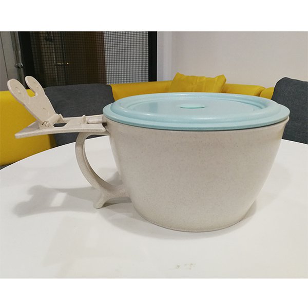 小麥材質泡麵碗-附手機支架