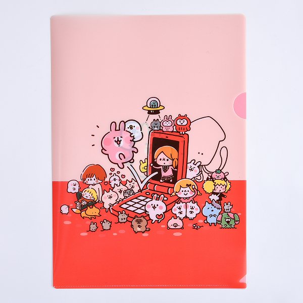 A4單層L夾5款-全白墨PP材質彩色印刷