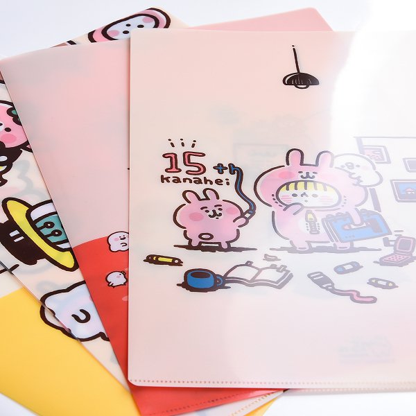 A4單層L夾5款-全白墨PP材質彩色印刷