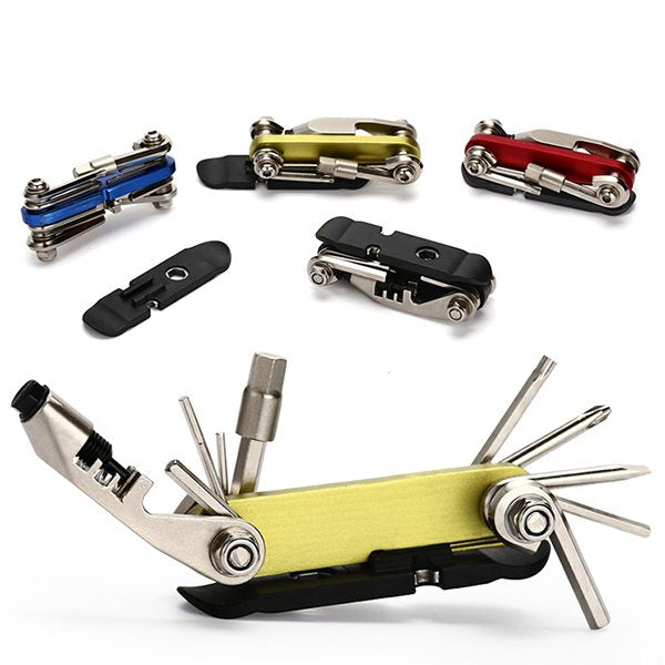 便攜式不銹鋼自行車多功能工具