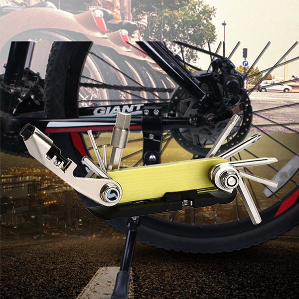 便攜式不銹鋼自行車多功能工具
