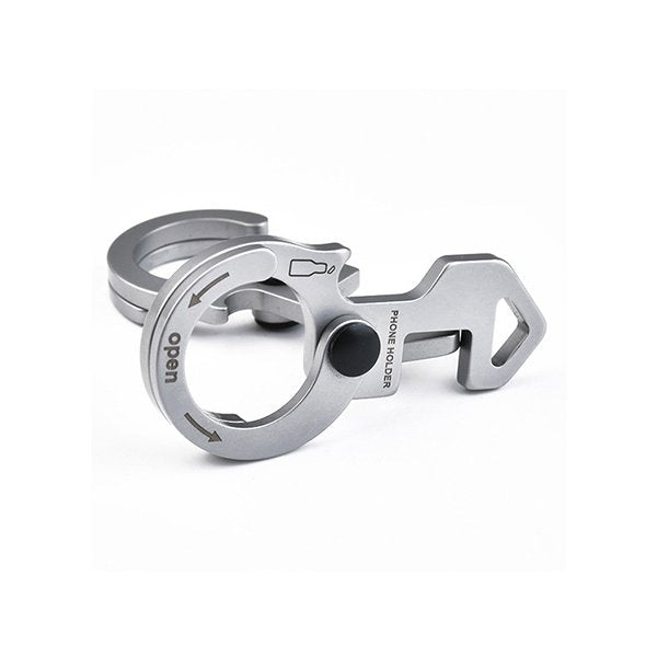 不銹鋼鑰匙孔開瓶器多功能工具卡