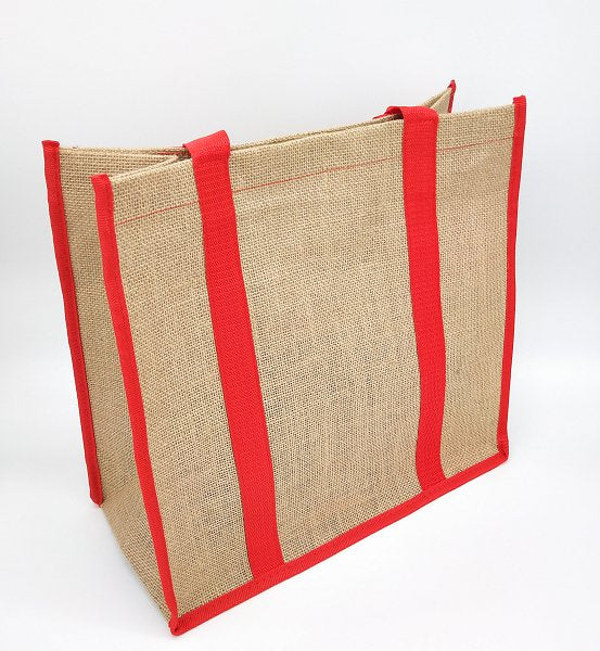 提袋加固黃麻購物袋-客製化手提袋