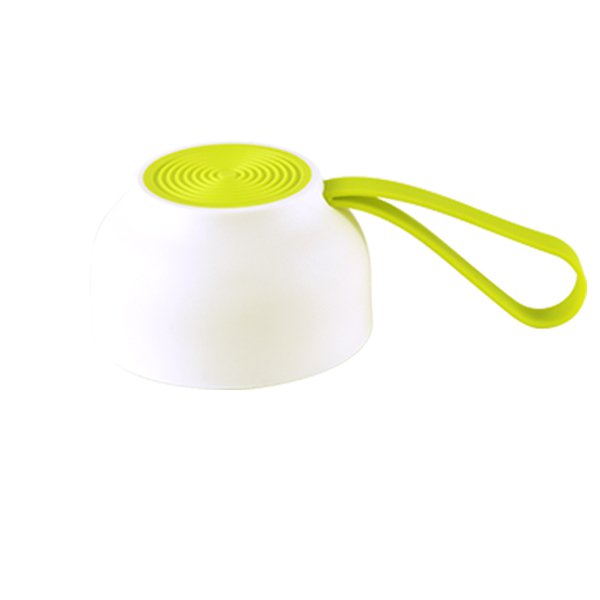 環保雙層塑膠附提繩可插廣告卡紙隨身杯