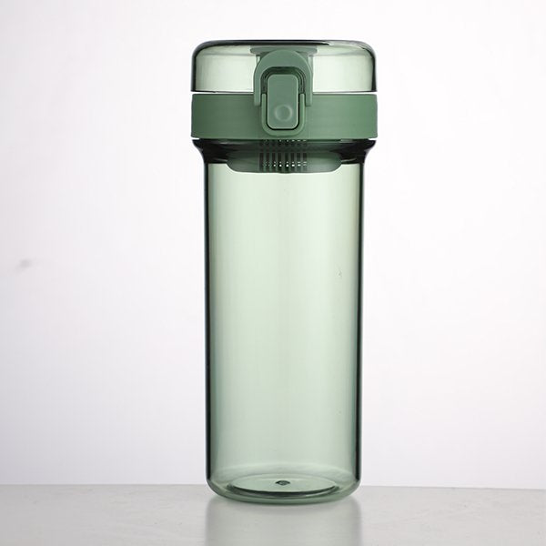 按壓式附過濾網隨身水瓶