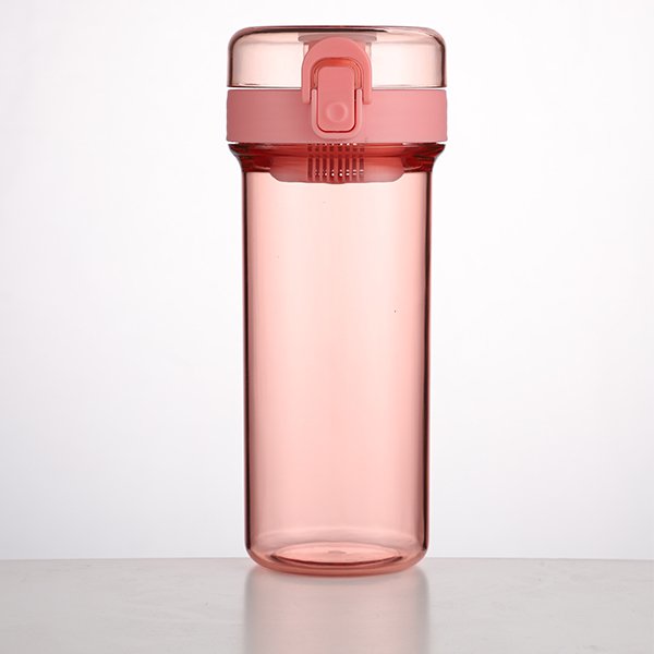 按壓式附過濾網隨身水瓶