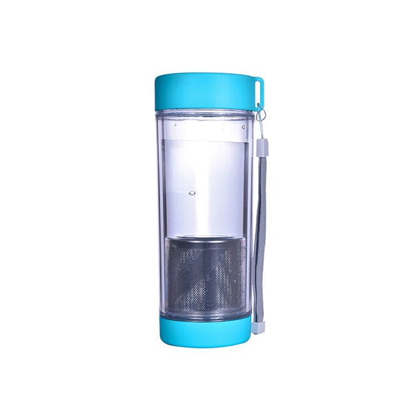 雙層附提繩和不鏽鋼濾茶器隨身水杯