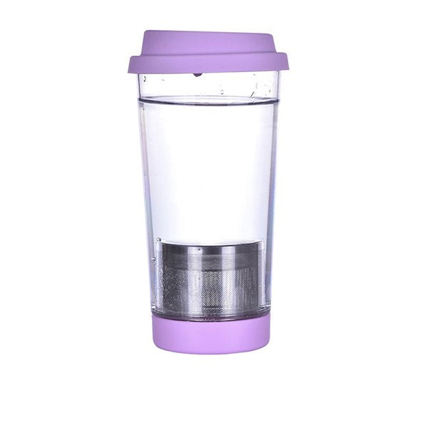 附不鏽鋼濾茶器隨行咖啡杯