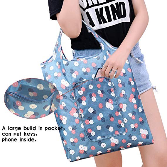 拉鍊式190D聚酯纖維收納袋