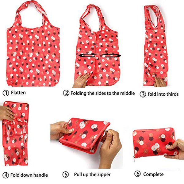 拉鍊式190D聚酯纖維收納袋