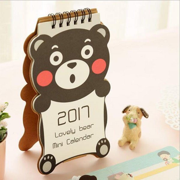 動物造型桌曆