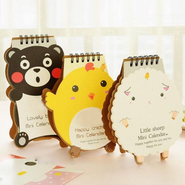 動物造型桌曆