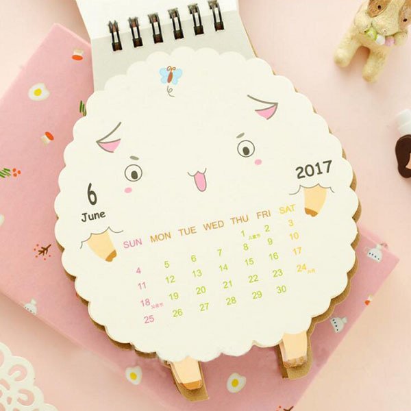 動物造型桌曆