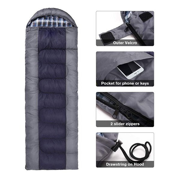 信封型防水睡袋-長度220cm