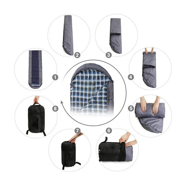 信封型防水睡袋-長度220cm