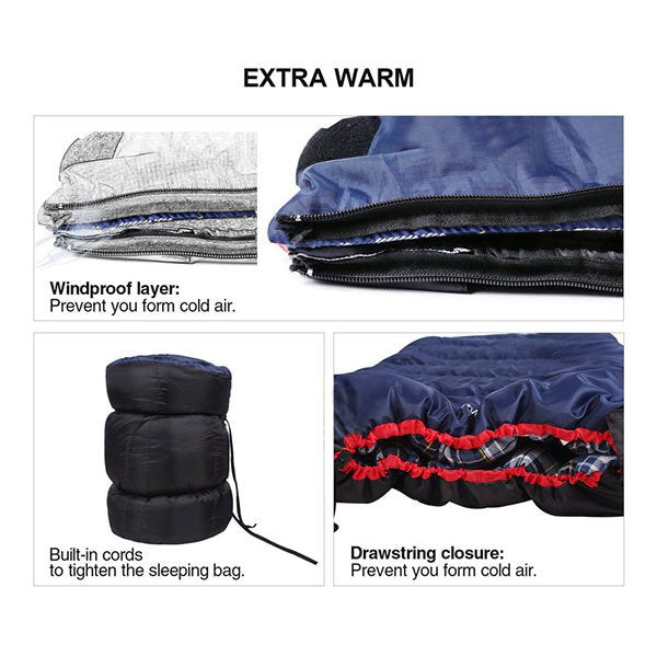 信封型防水睡袋-長度190cm