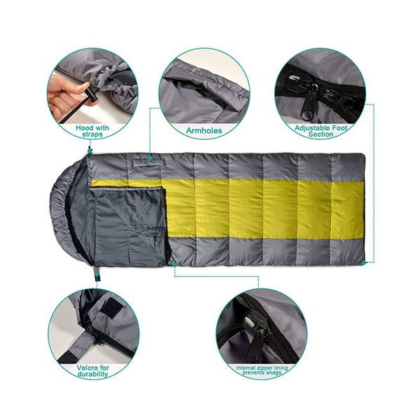 信封型防水睡袋-長度220cm