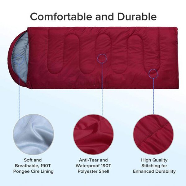 信封型防水睡袋-長度220cm