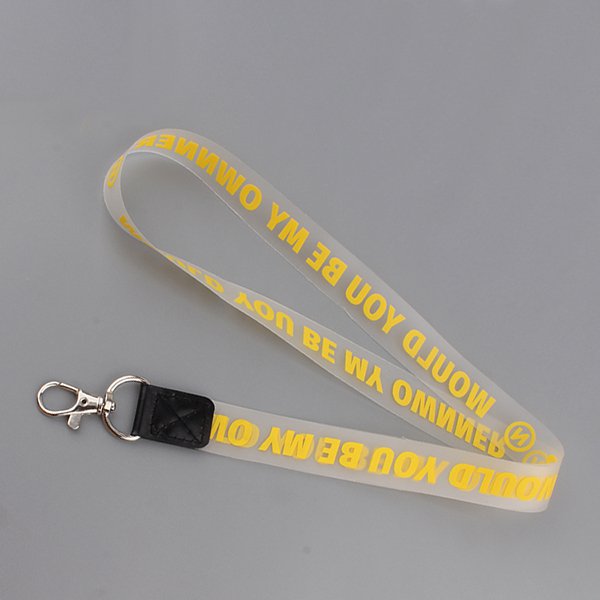 透明識別證帶-寬2cm龍蝦扣