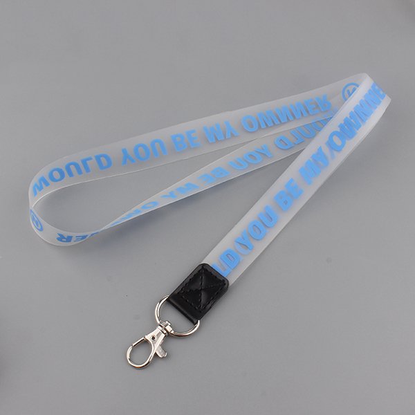 透明識別證帶-寬2cm龍蝦扣