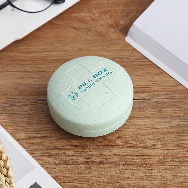 5格藥盒-小麥秸稈材質