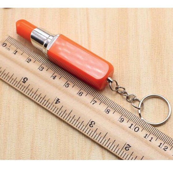口紅造型單色筆鑰匙圈