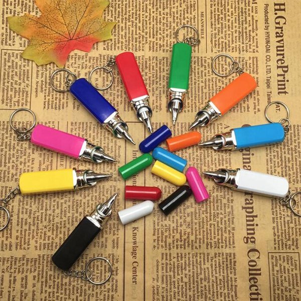 口紅造型單色筆鑰匙圈