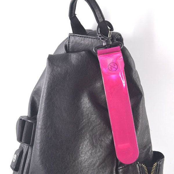 夜間LED安全警示燈-PVC反光登山扣