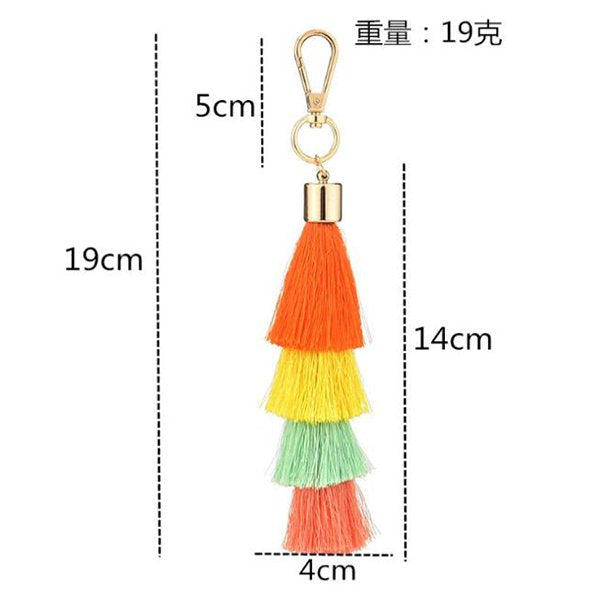 流蘇鑰匙圈