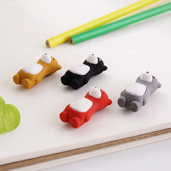 3D立體熊造型橡皮擦