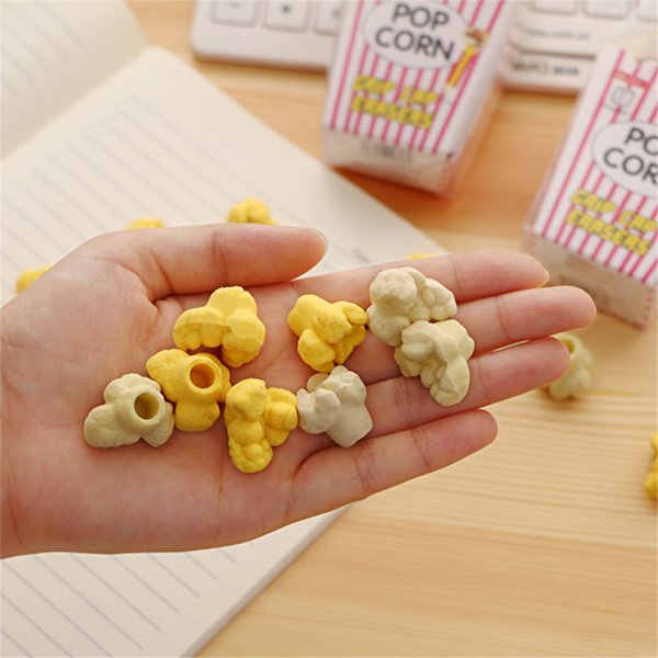 3D立體爆米花造型橡皮擦